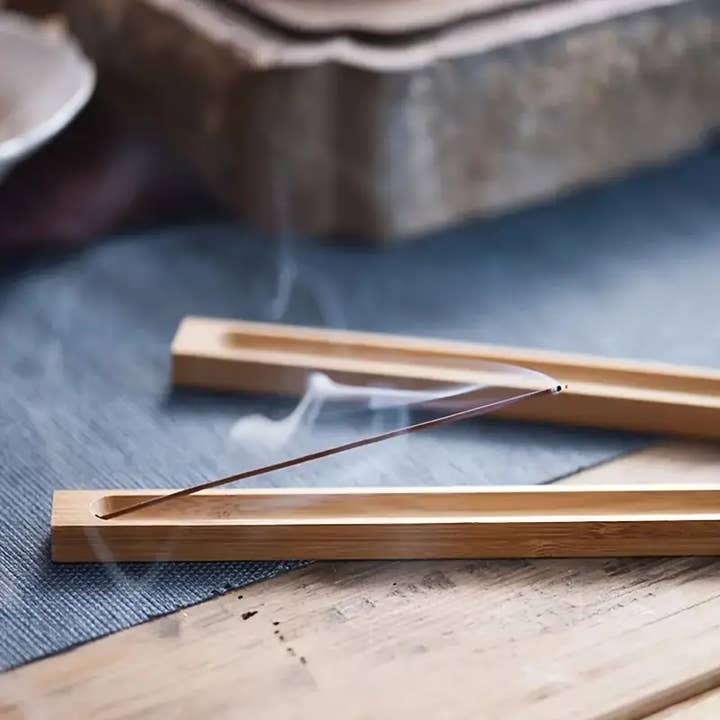 Magnifique Hearts - Wholesale Incense Holder - Handcrafted Bamboo Incense Holder, Meditation, Yoga, Decor