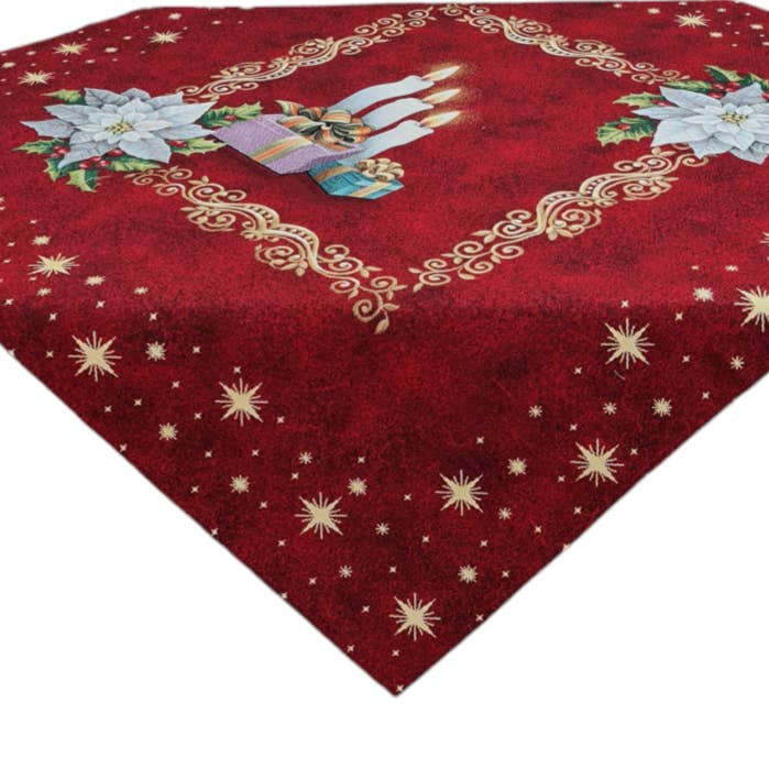 White Star Christmas Centerpiece in Gobelin for wholesale by Lunaria Lab