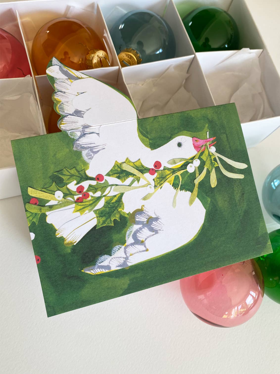 Esther Kent Design - Wholesale Christmas Card - Christmas Goose Mantelpiece Card6
