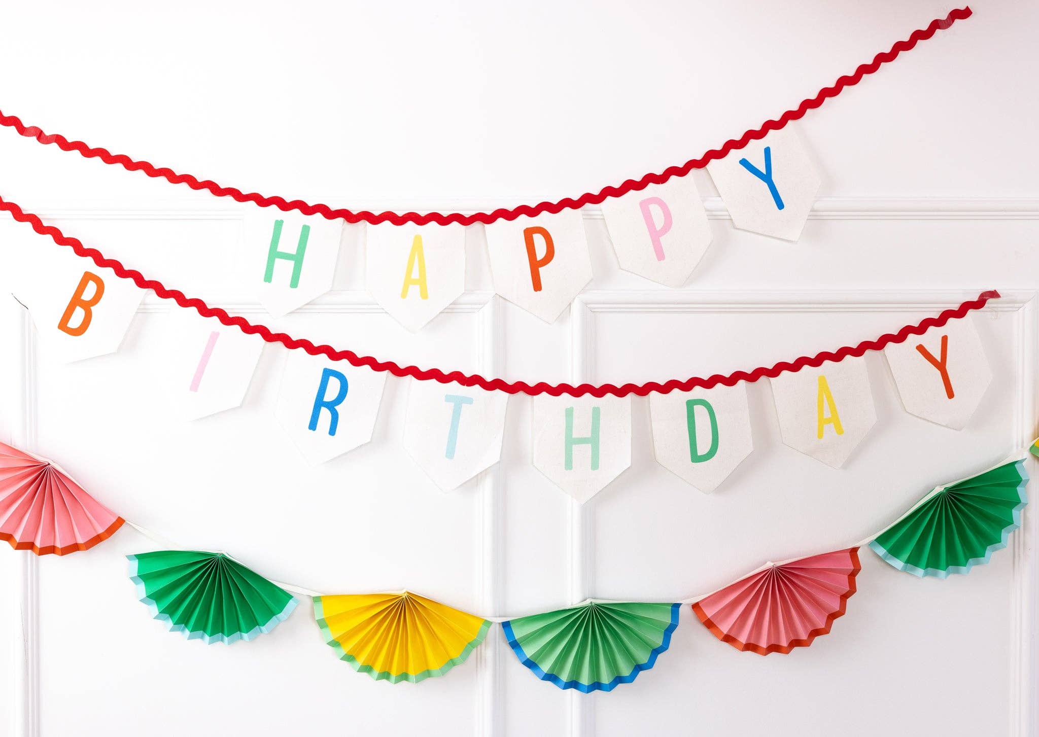 My Mind’s Eye - Wholesale Party Sign/Banner - HBD1103 - Bright Birthday Bunting Banner1