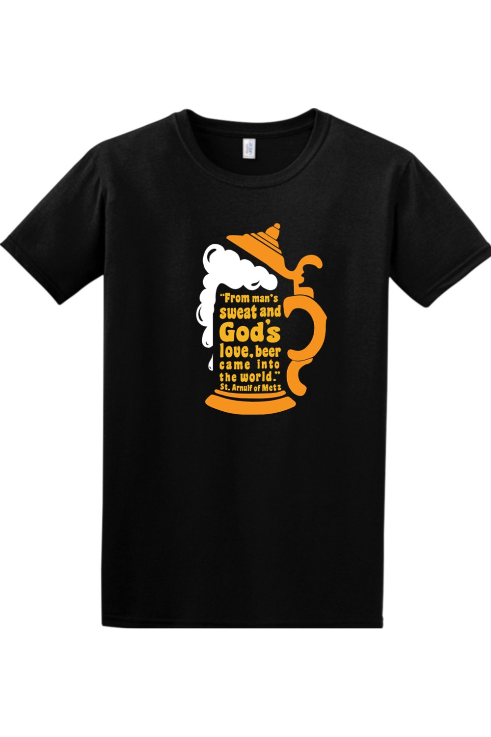 Sock Religious - Wholesale Screen Printed T-Shirt - Unisex - Beer Stein Quote - Adult T-shirt6