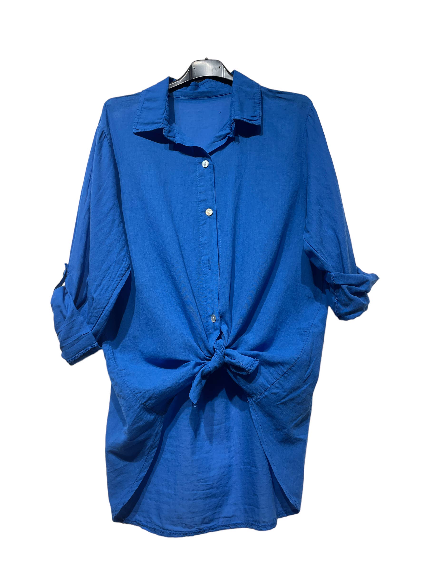 LINEN & COTTON HOUSE – wholesale Tröja med knappar – Dam – BUNDEN BOMULLSSKJORTA 42602 41