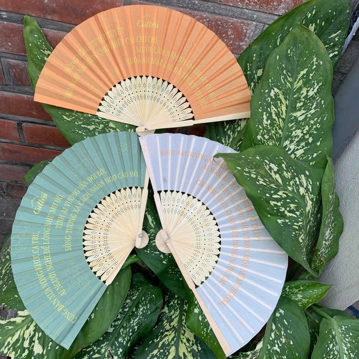 Tonkin Handicraft - Wholesale Party/Paper Folding Fan - Customized Wedding Paper Folding Fan 18