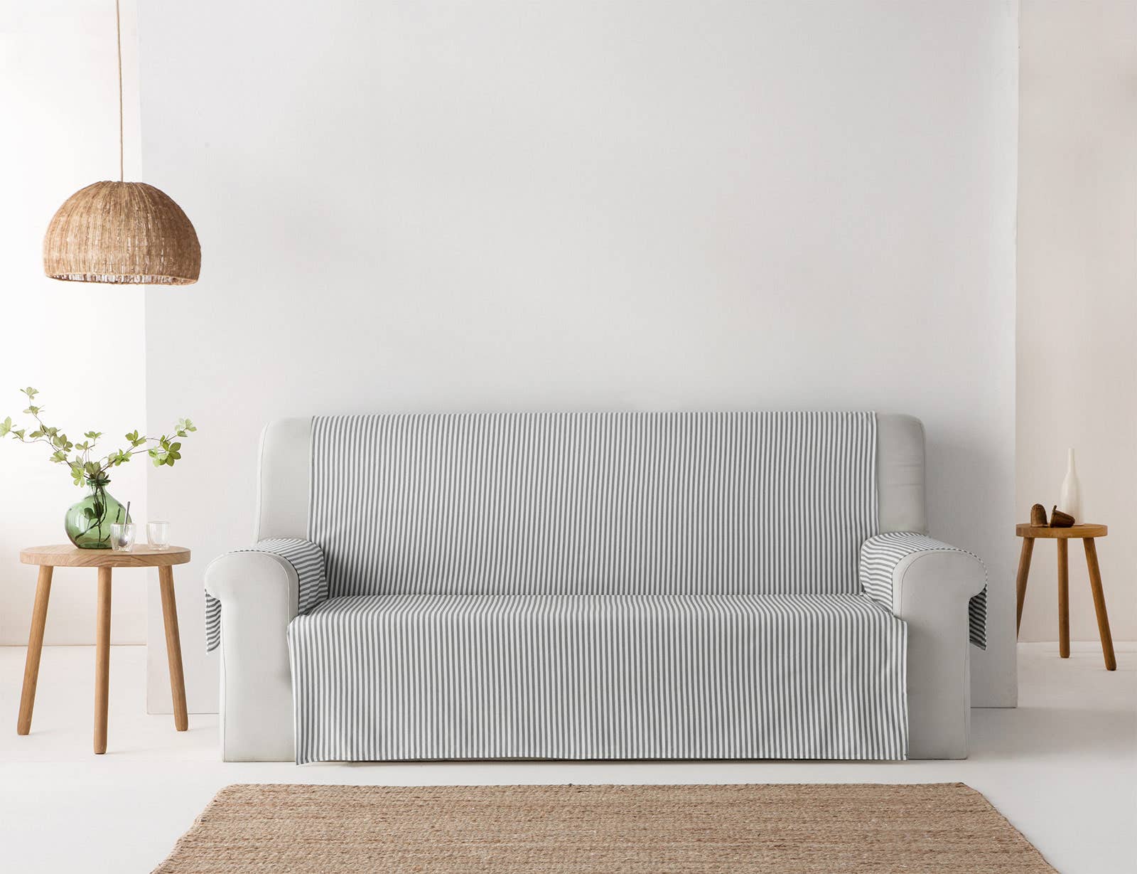 GAMUSI - Wholesale Chair/Sofa Slipcover - Smooth cotton plain sofa cover ALICANTE63