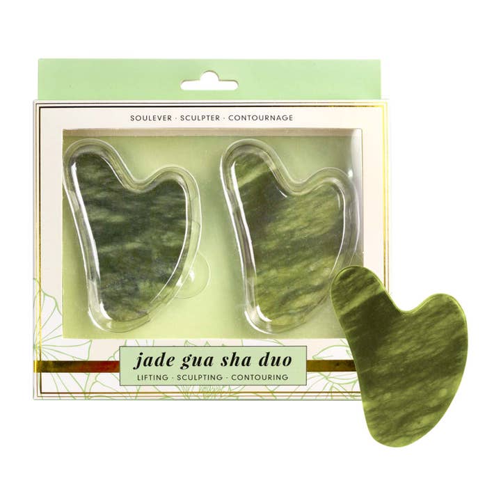 Lindo - Wholesale Gua Sha Tool - Lindo Jade Gua Sha Duo1