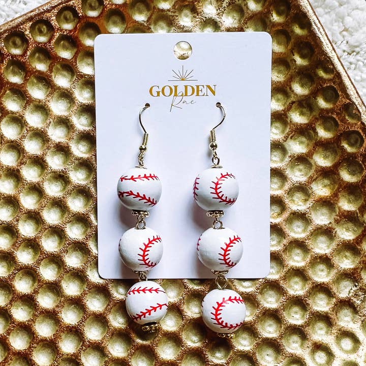 Boucles d'oreilles en forme de pour la vente par Golden Rae Wholesale