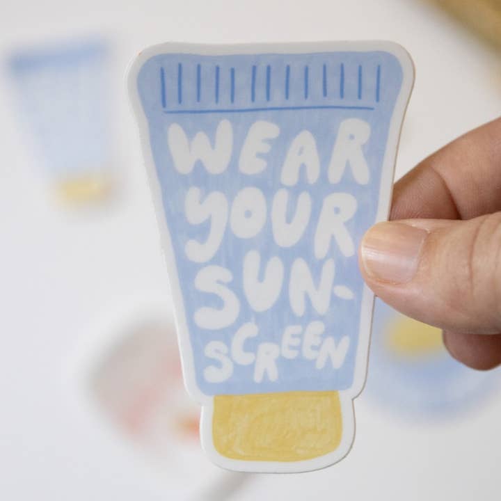 Hanstan Studio - Wholesale Sticker - Wear Your Sunscreen Sticker