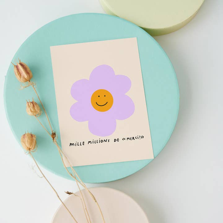 Projet Spécial - Wholesale Thank You Card - Mille millions de merci (thank you card) - Greeding card