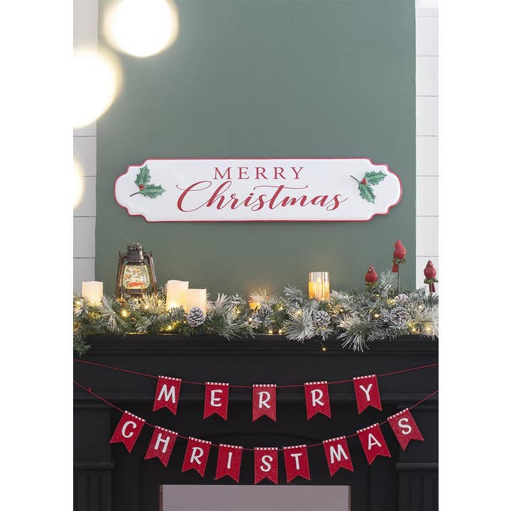 42X9,3" Glædelig Jul Skilt Vægdekoration 8STK/CTN for engroshandel hos A&B Home Group Inc.