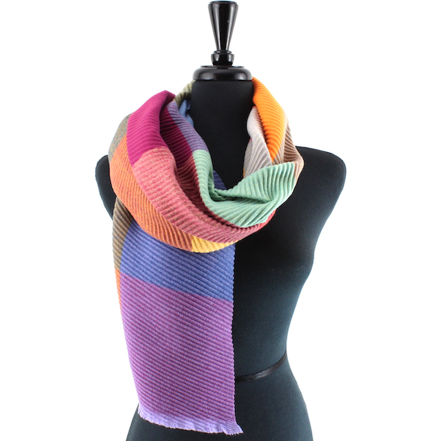 Pretty Persuasions - Wholesale Scarf - Women's - S24124 Merrymaking Pleated Scarf16