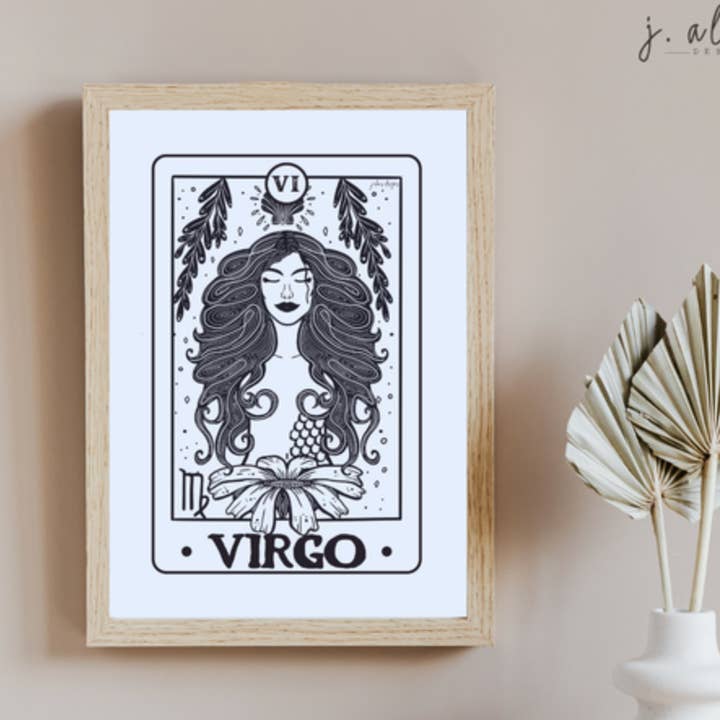 Zodiac Tarot Card Print for wholesale by J.Alexis Designs