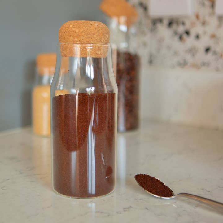 Rinkit Ltd - Vendita all'ingrosso Barattoli - Bottiglia in vetro con coperchio in sughero - 375 ml5