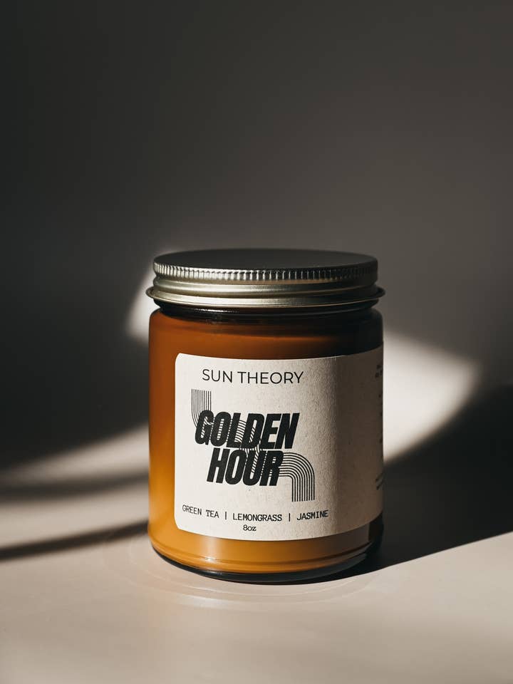 Golden Hour - 8oz Soy Candle for wholesale by Sun Theory