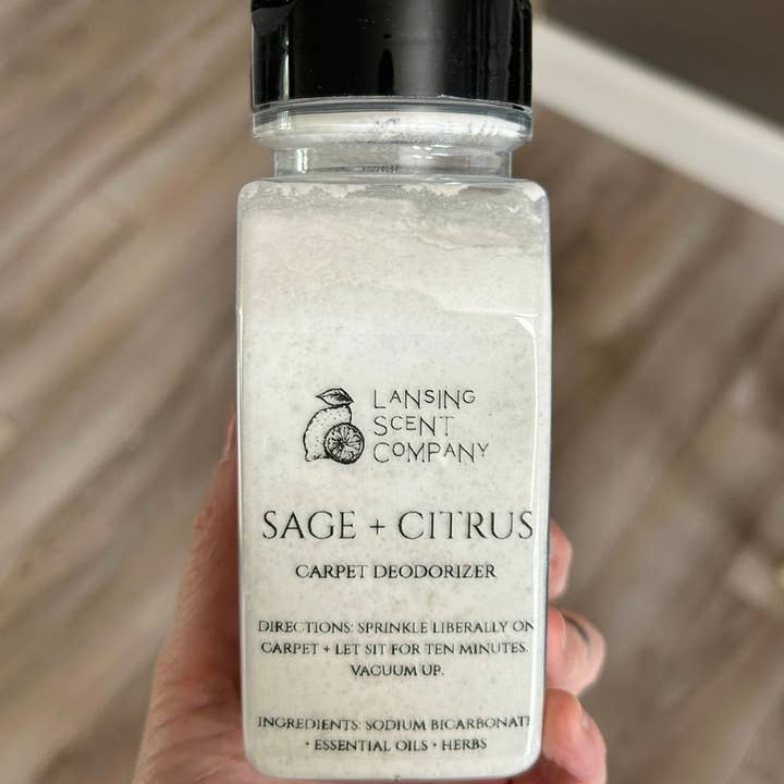 Désodorisant naturel pour tapis pour la vente par Lansing Scent Company