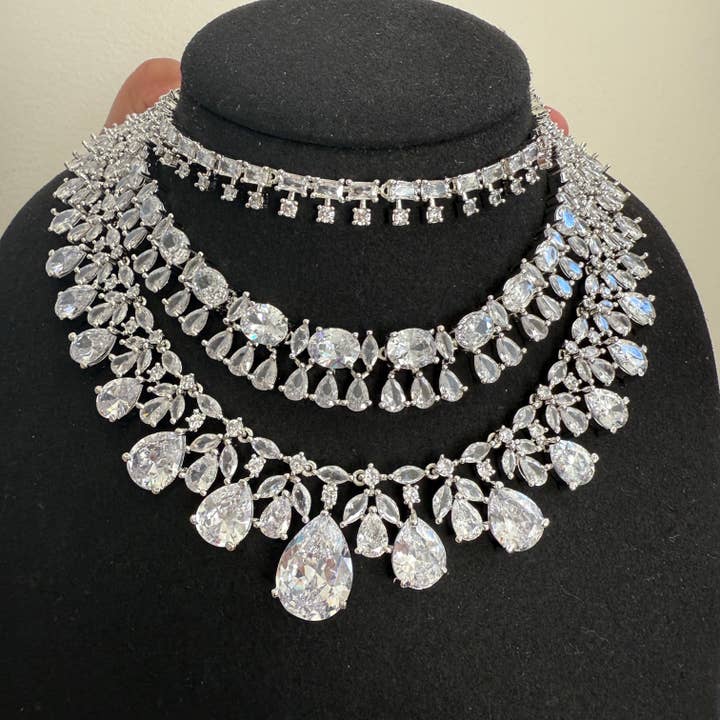 Sitara Sparkle Halskædesæt for engroshandel hos Vinnis Jewelry