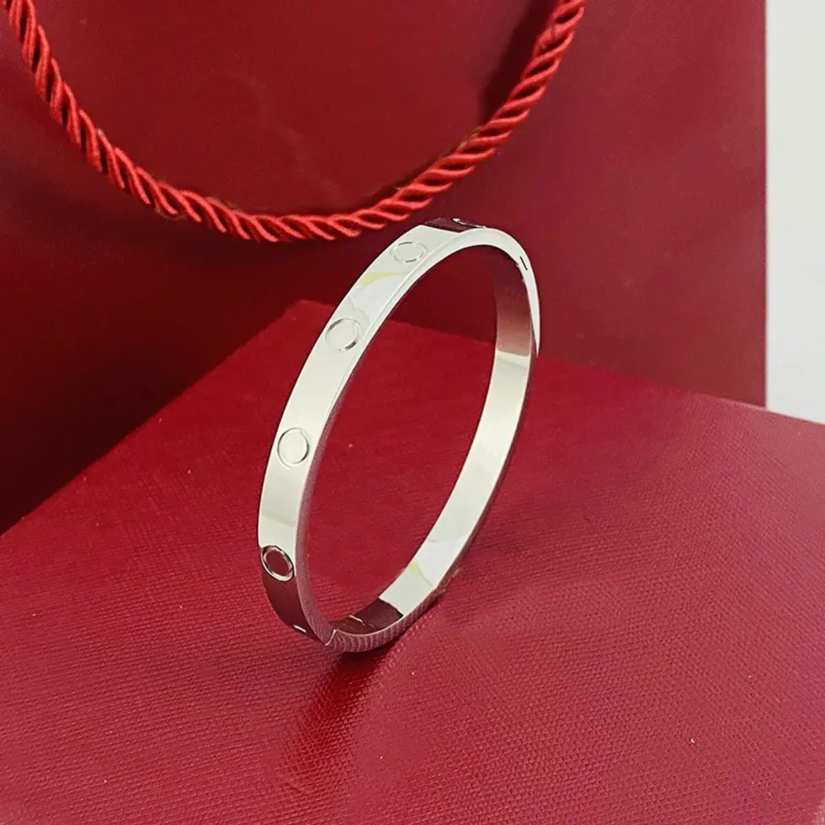 Gooddiy – Engroshandel Armbånd – Elegant dame ensfarvet titanium stål armbånd engros3