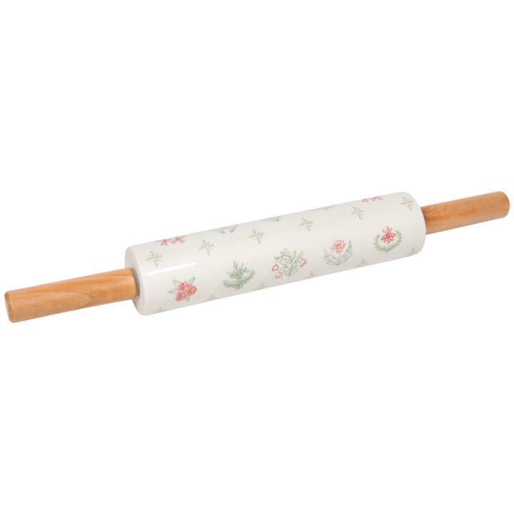 Danica Heirloom - Wholesale Rolling Pin - Camellia Stoneware Rolling Pin