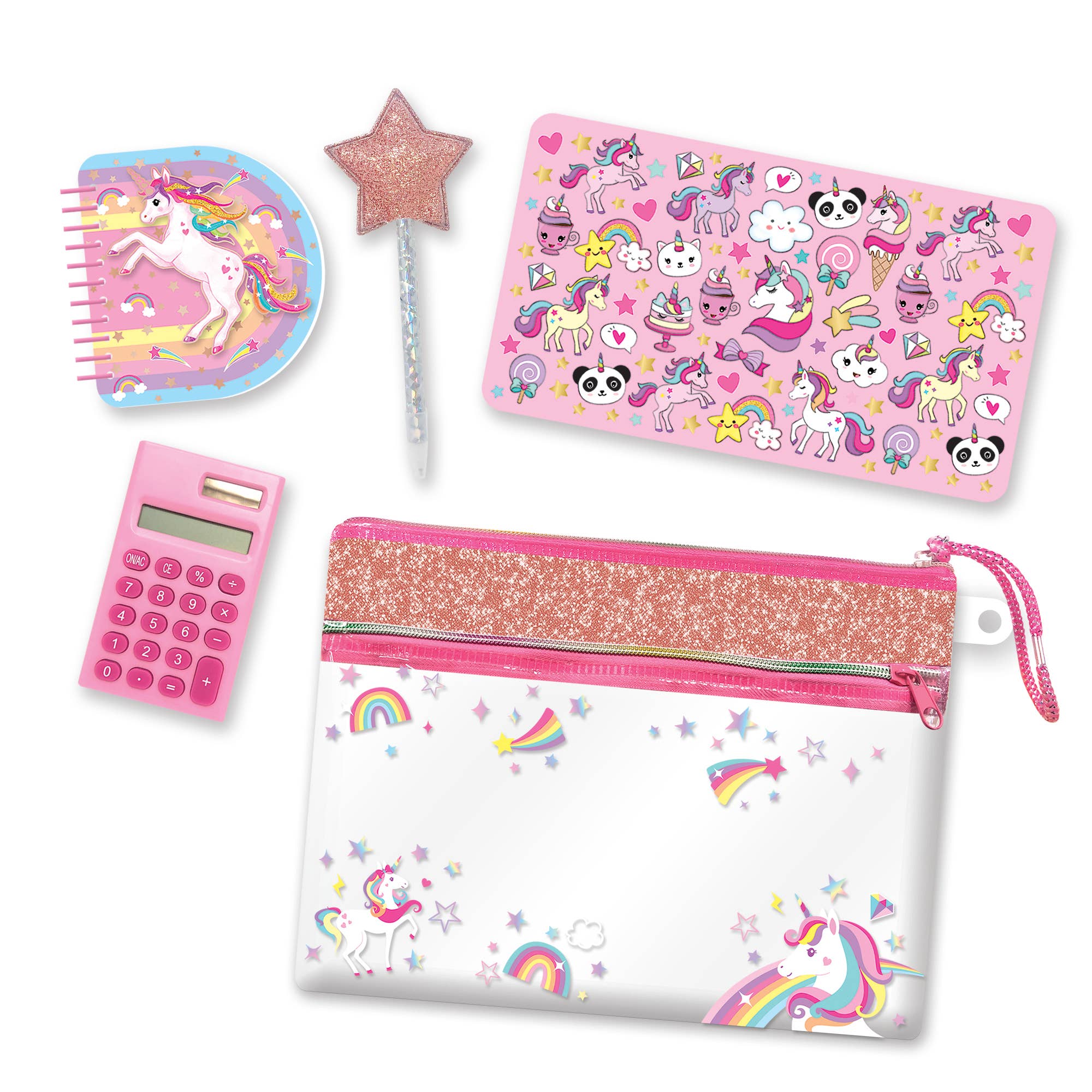 Hot Focus, Inc. - Wholesale Pencil Case/Pouch - Smart Helper, Unicorn1
