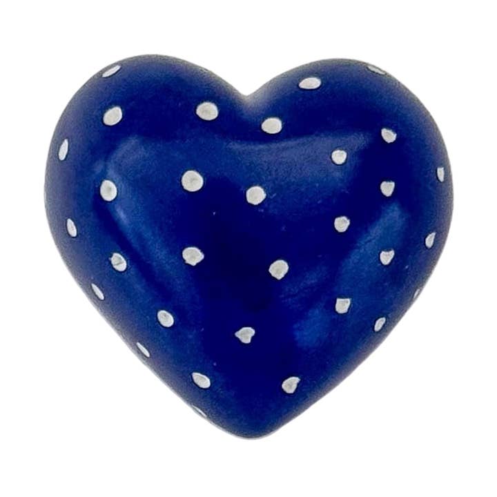 Corazón Punteado de Esteatita para venta al por mayor de The Jacaranda Collective