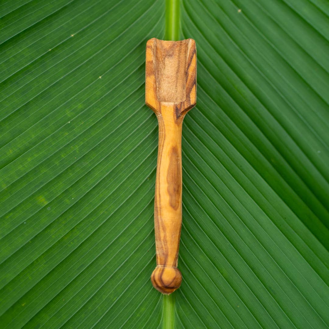 Rainforest Bowls - Wholesale Kitchen Spoon - Modern Olive Wood Salt Spoon4