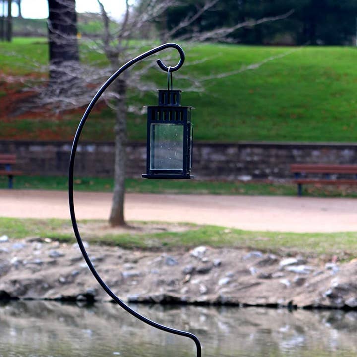Ashman Online - Wholesale Outdoor Ornament/Decor - Ashman Shepherd Hook Stand (2 Pack), Bird Cage Stand, Outdoor and Indoor Flower Basket, Patio Plant and Bird Feed Station Stand
