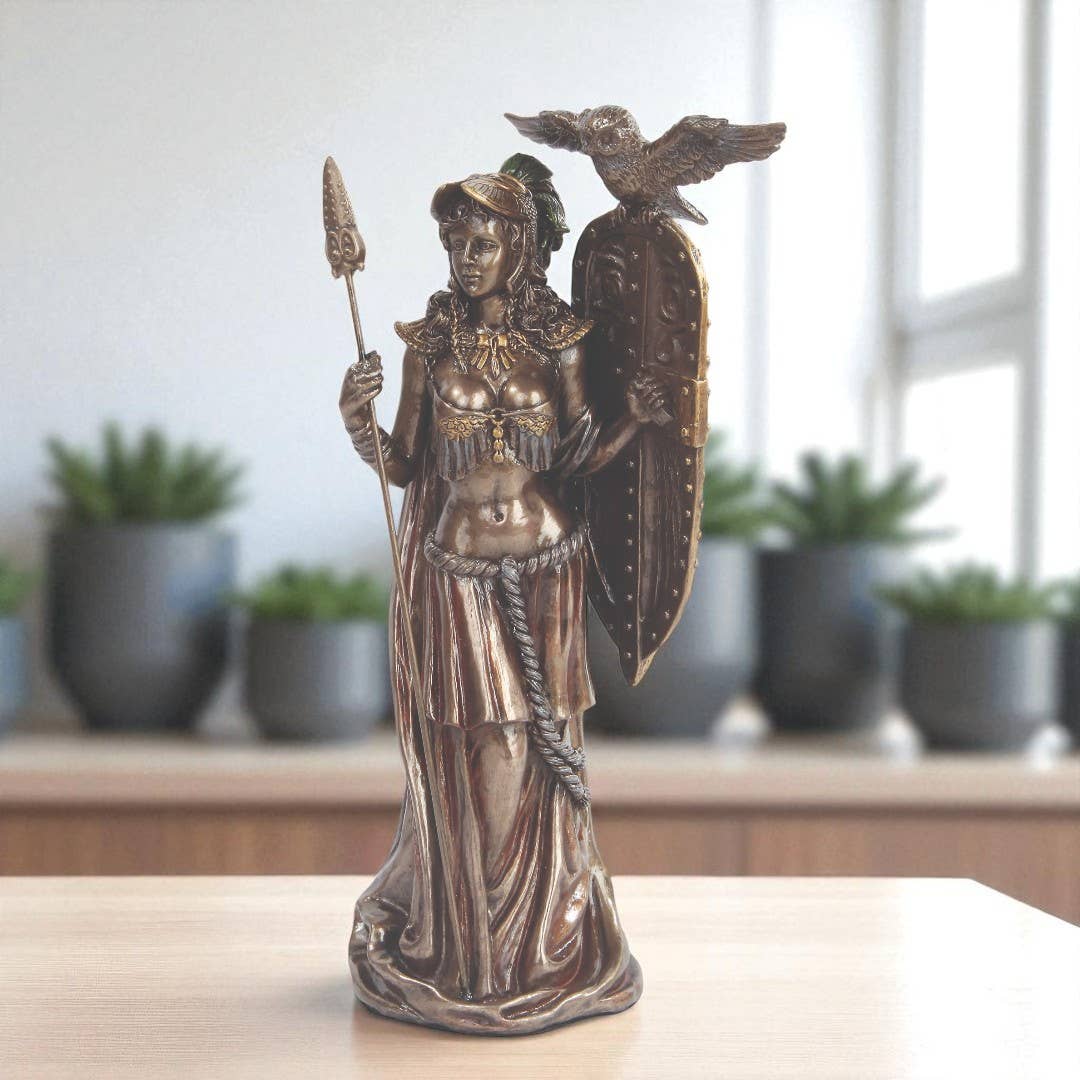 Pacific Trading – Estatueta decorativa por atacado – Deusa Grega Atena1