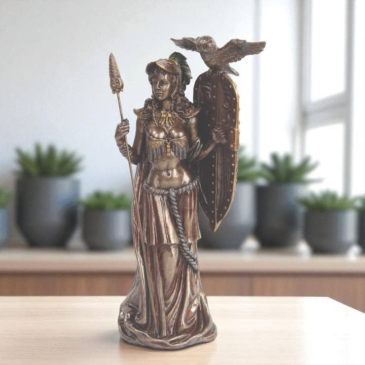 Pacific Trading – Estatueta decorativa por atacado – Deusa Grega Atena1