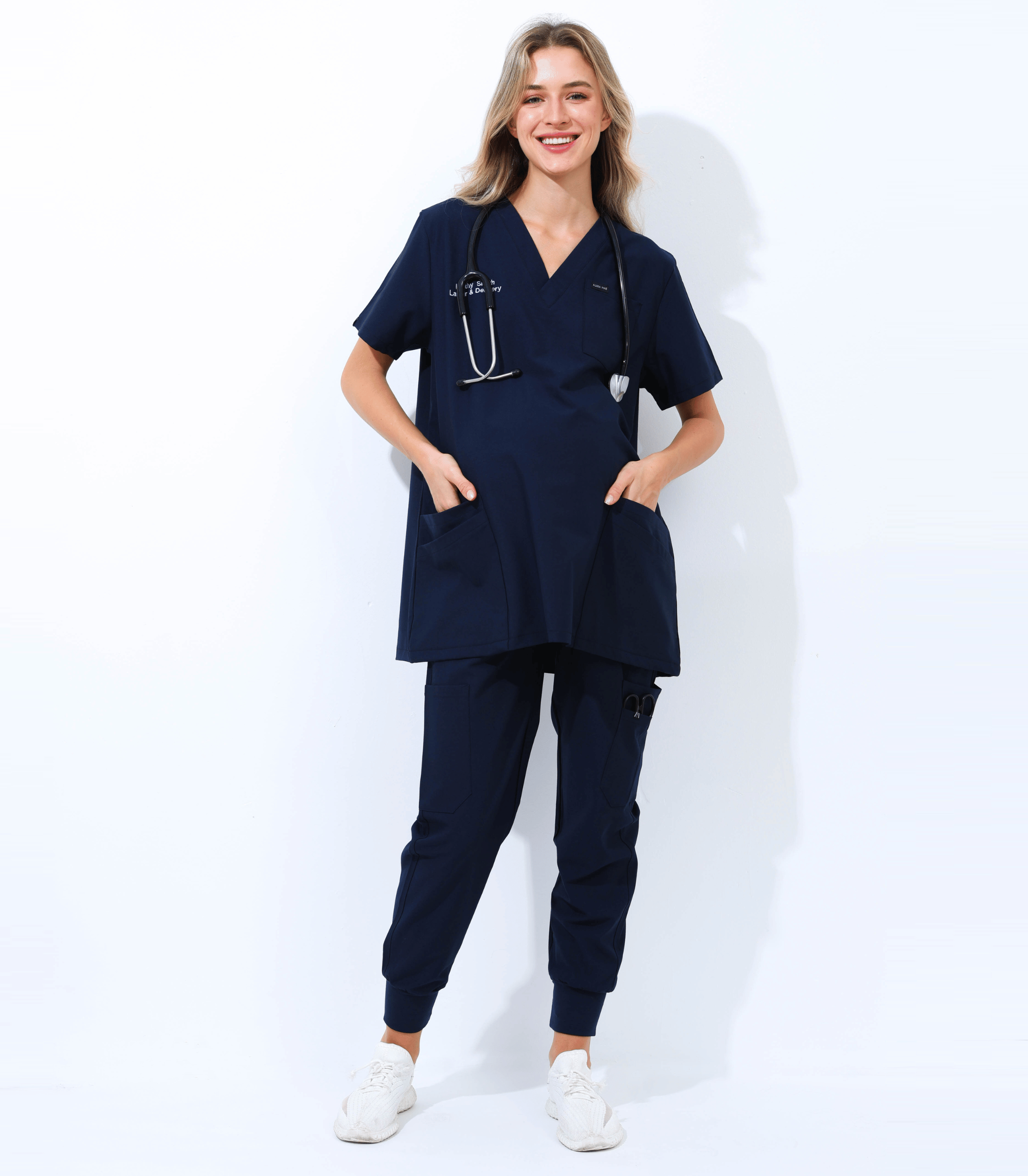 Alina Mae Maternity - Wholesale Healthcare Uniform - Women's - Maternity Scrubs Shirt for Pregnancy33