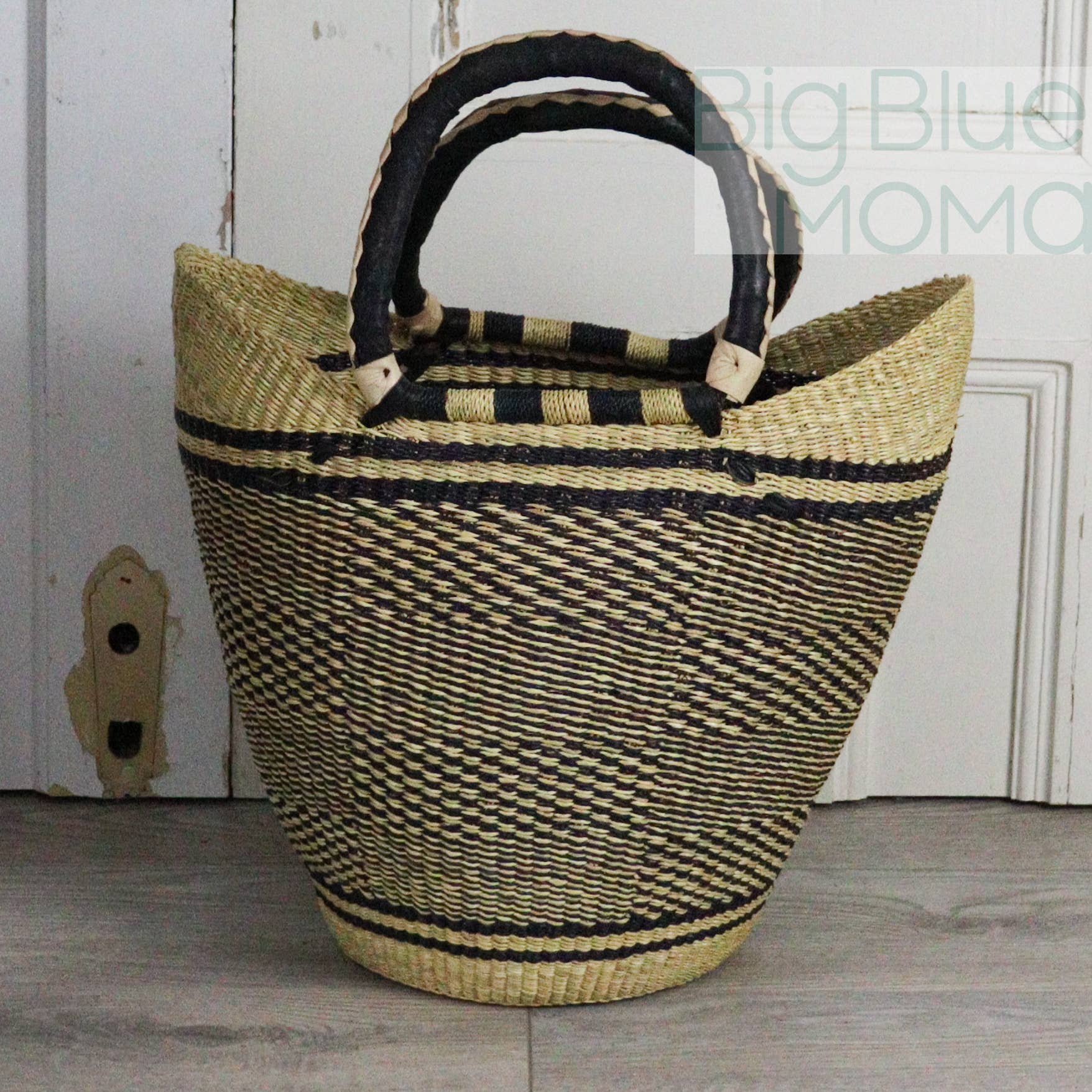 Big Blue Moma - Wholesale Beach Bag - U Shopper Large - Natural Palette16