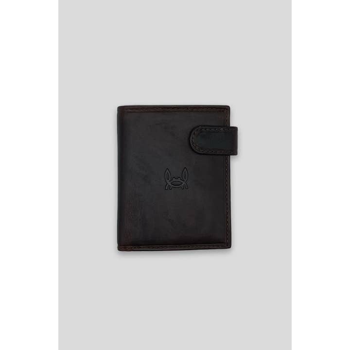 Donkerbruine Leren Portemonnee voor wholesale door Custi Mikelo: Men's Clothing & Christmas Gifts