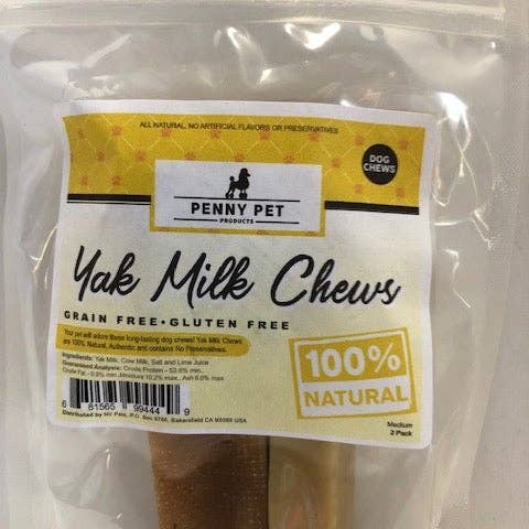 NV Pets/Penny Pet Products - Wholesale Pet Treats - Dog - Yak Pak Milk Chews - Long Lasting- Top Seller10