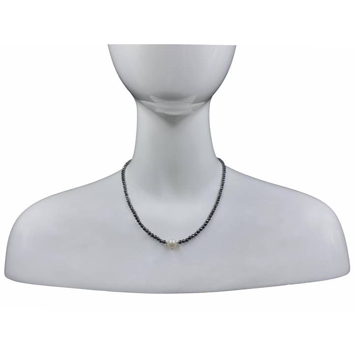 IST Jewelry - Wholesale Beaded/Pearl Necklace - Gemstones and Cultured Pearl Collar Necklace3