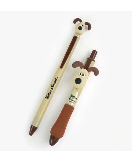 K-Wonderland - Wholesale Pen - Wallace & Gromit Mini Gelpennen met Figuren – Gromit & McGraw9