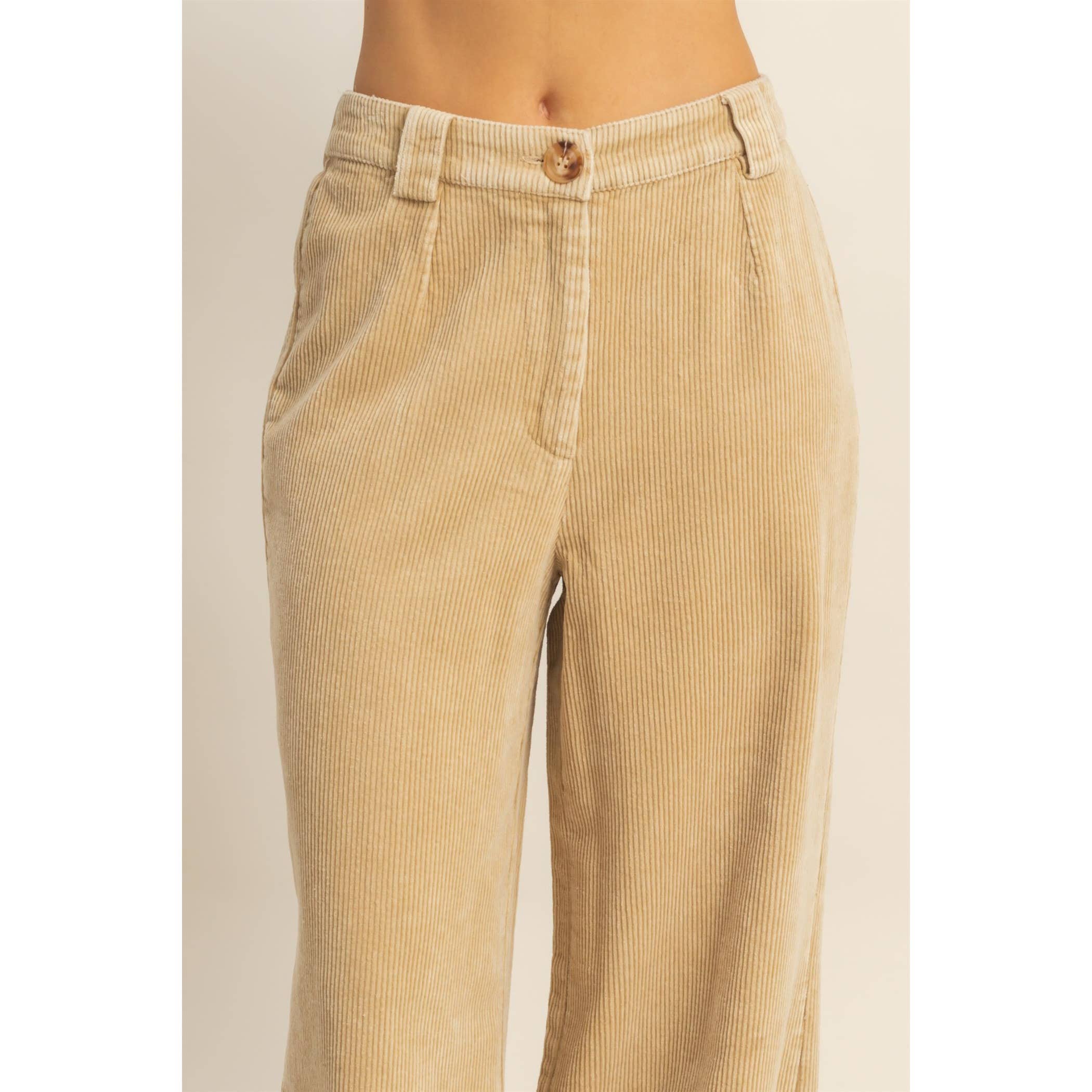 HYFVE - Wholesale Pants - Women's - Snow Garment Washed Corduroy Trousers3