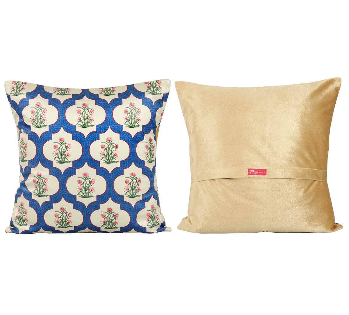 India Circus - Wholesale Throw Pillow Cover - Poppy Window 12" x 12" Velvet Cushion Cover Set of 54