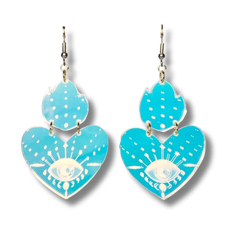 Cosmic Corazones Iridescent for wholesale by anamarinastudio