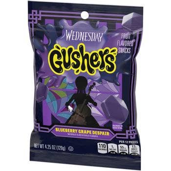 Royal Wholesale - Wholesale Gummy - Gushers Wednesday Blueberry Grape Despair 4.25oz 8ct2