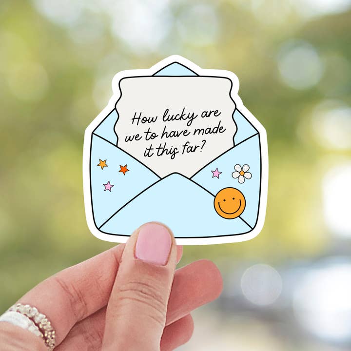 Seven hearts shop - Wholesale Sticker - How Lucky are we Sticker