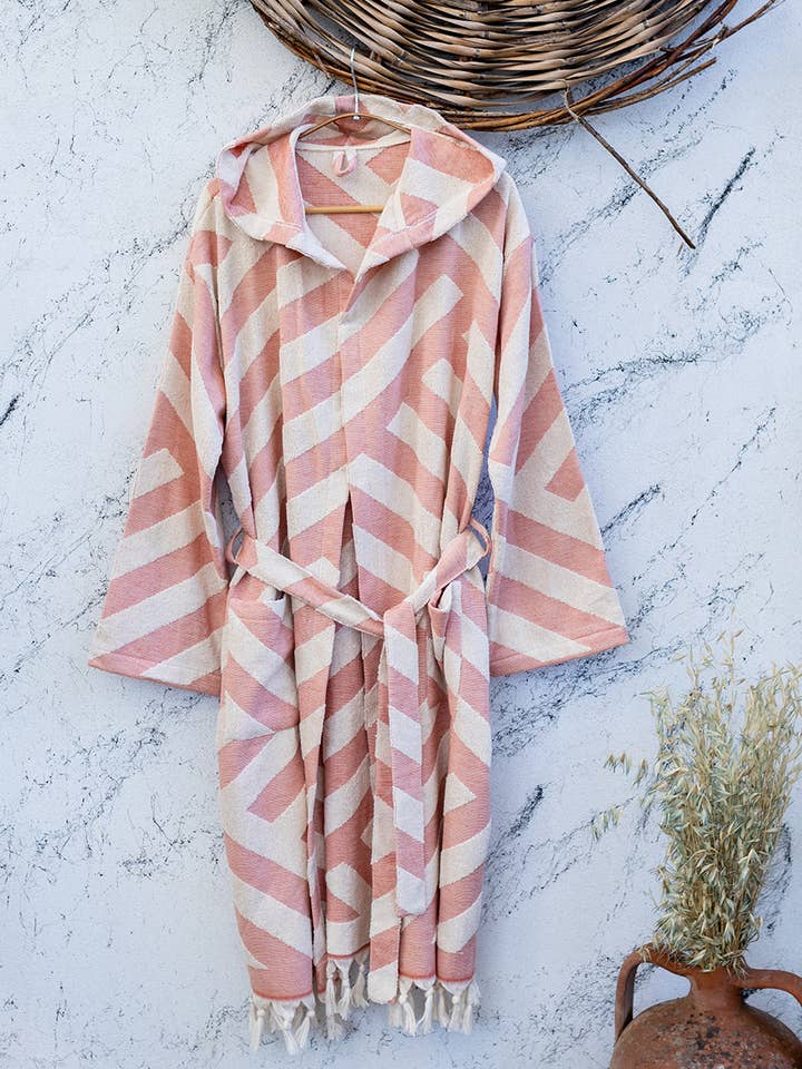 Kikoya - Wholesale Badjas - Uniseks - Kikoya lichtgewicht badjas met capuchon van Turks katoen, Raised Terry10