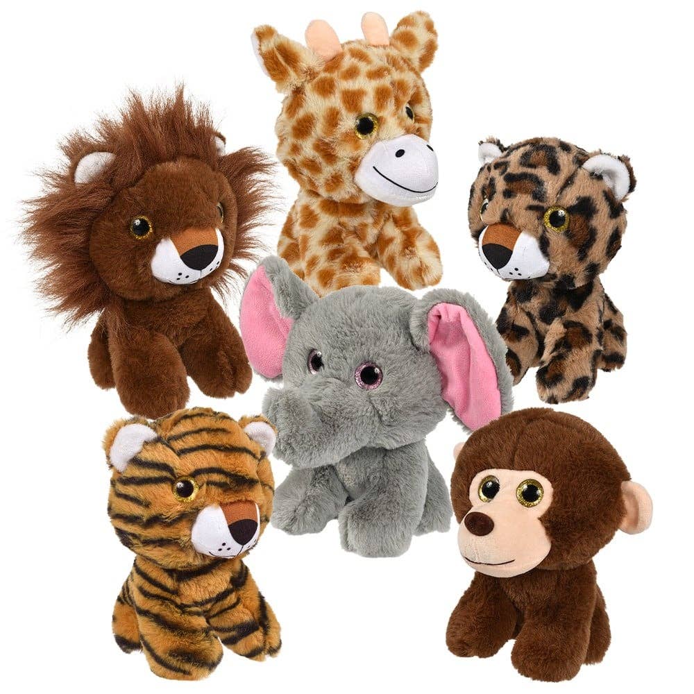 La Luna Bella - Toys - Wholesale Stuffed/Plush Toy - Kids & Baby - 7″ Jungle Assortment LLB Plush Toys0