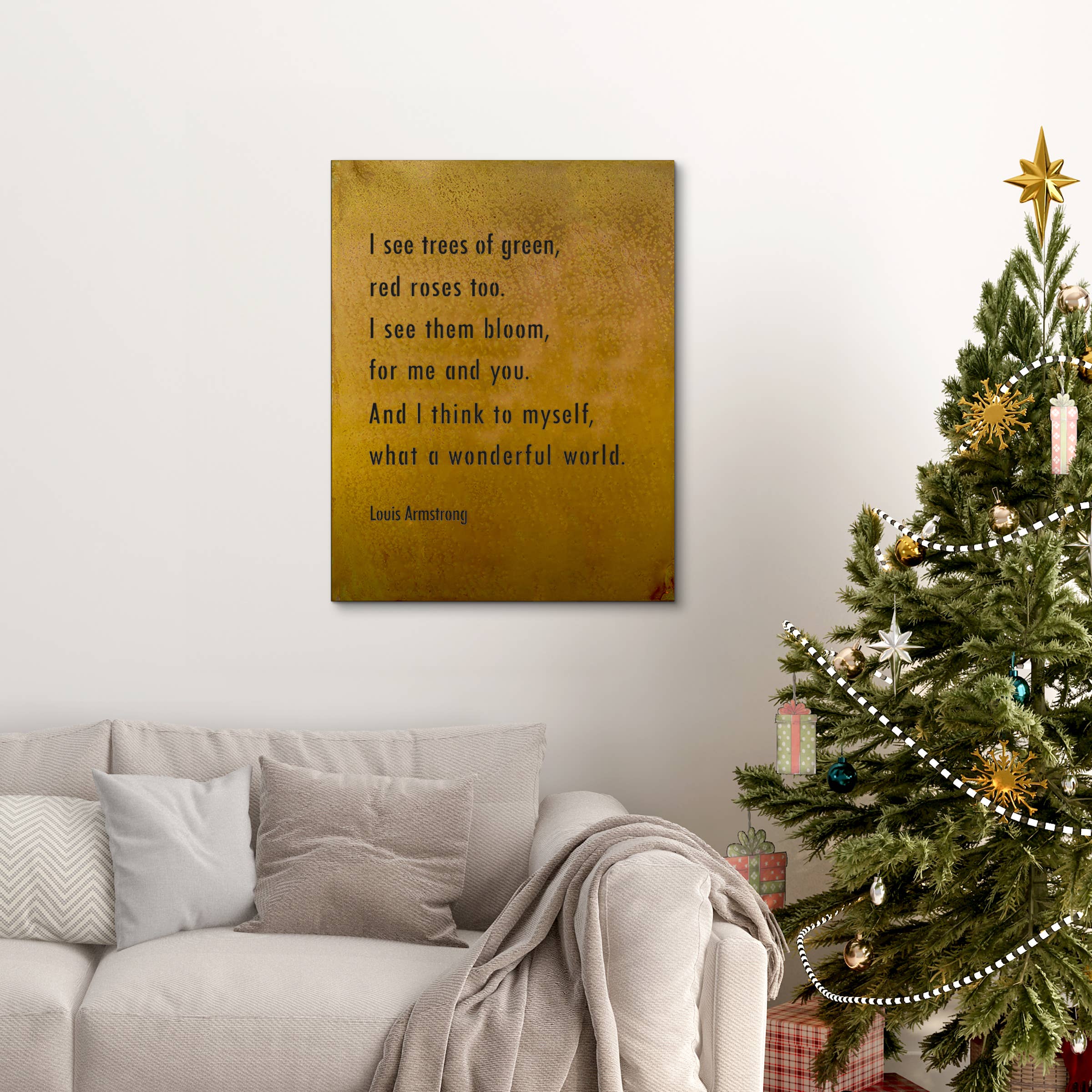 Prairie Dance - Wholesale Sign - Wonderful World Wall Art, I See Trees Louis Armstrong Lyrics11