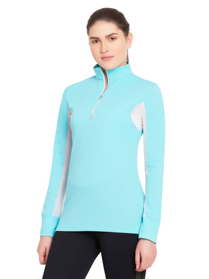 JPC Equestrian - Wholesale Athletic top – Women′s - TuffRider Ladies Ventilated Technical Long Sleeve Sport Shirt37