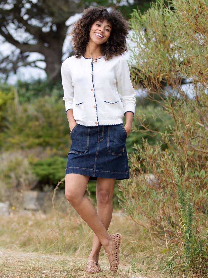 Bradpole Denim Skirt for wholesale by Kite Clothing