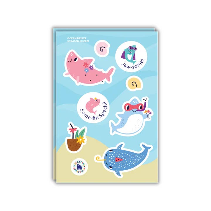 Some-fin Special for wholesale by Four Bears Sticker Club