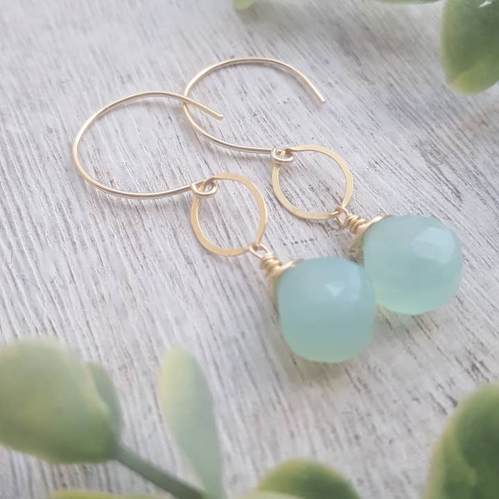 Agape Gems – Engroshandel Smykkesæt – Ædelsten dråbe øreringe - sæt af 108