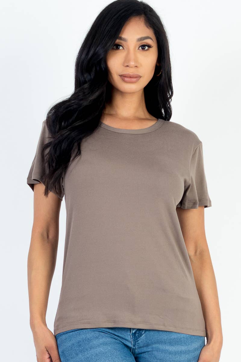 CAPELLA APPAREL – wholesale T-shirt – women's – Basic Short Sleeve T-shirt14