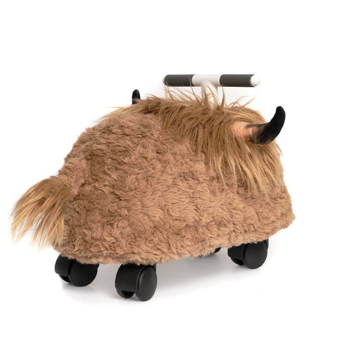 Prince Lionheart - Wholesale Inflatable Toy - Kids & Baby - Prince Lionheart Hairies Ride-On Inflatable Toy - Fun and Safe Bouncy Ride for Kids - Highland Cow: Scotch
