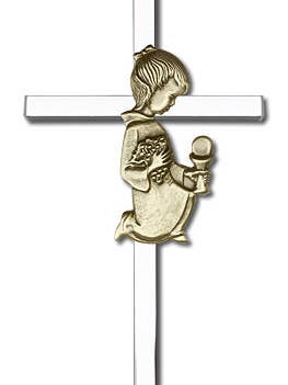 Croix Murale Fille de Communion pour la vente par Tony’s Jewelry