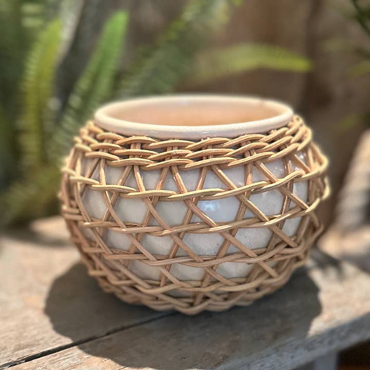 Rattan Planter White and other Purchase Wholesale rattan planter. Free Returns & Net 60 Terms on Faire trending on Faire.
