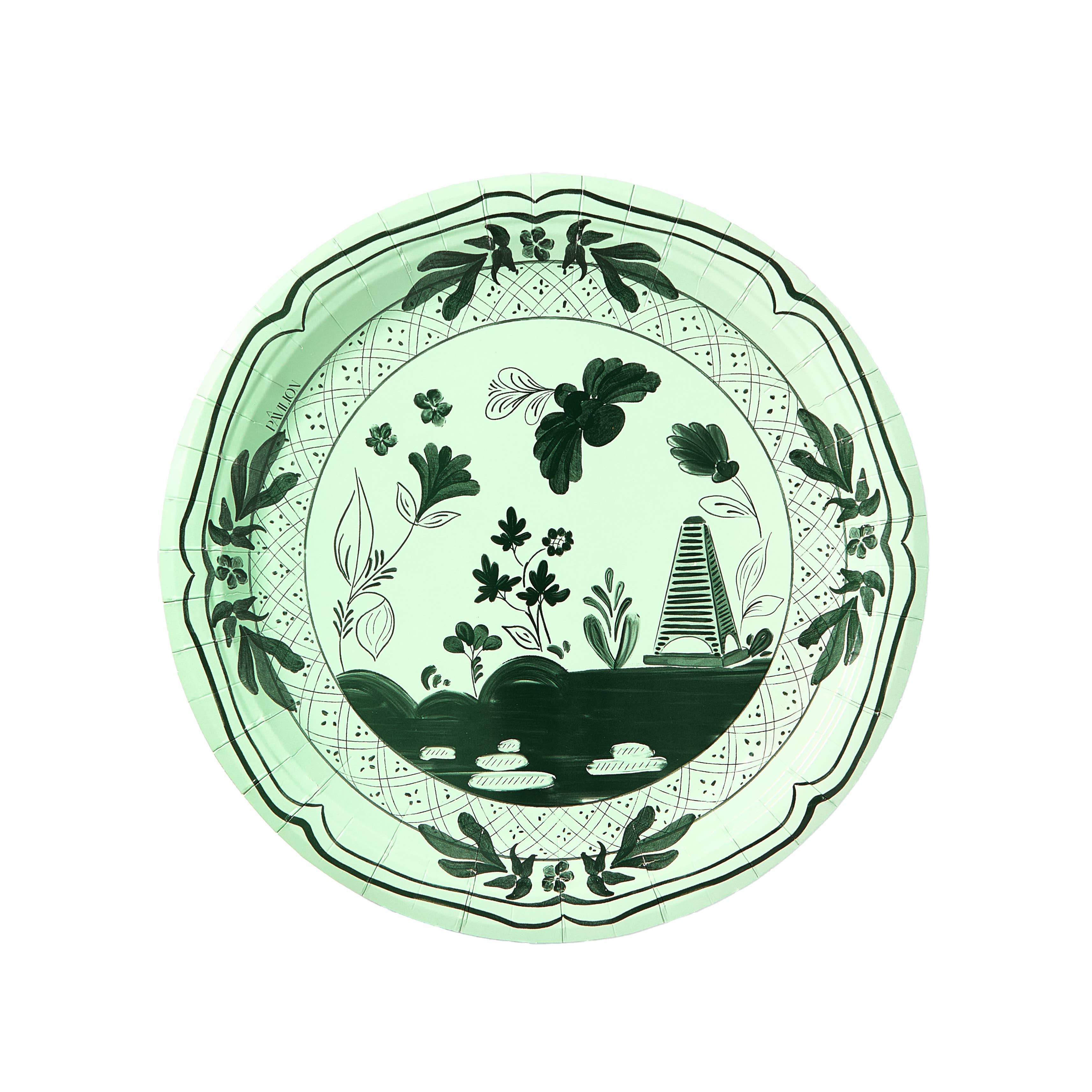 Pavilion Paper - Wholesale Disposable Plate - Beachside Pavilion Dinner Plates - 8 per pack2